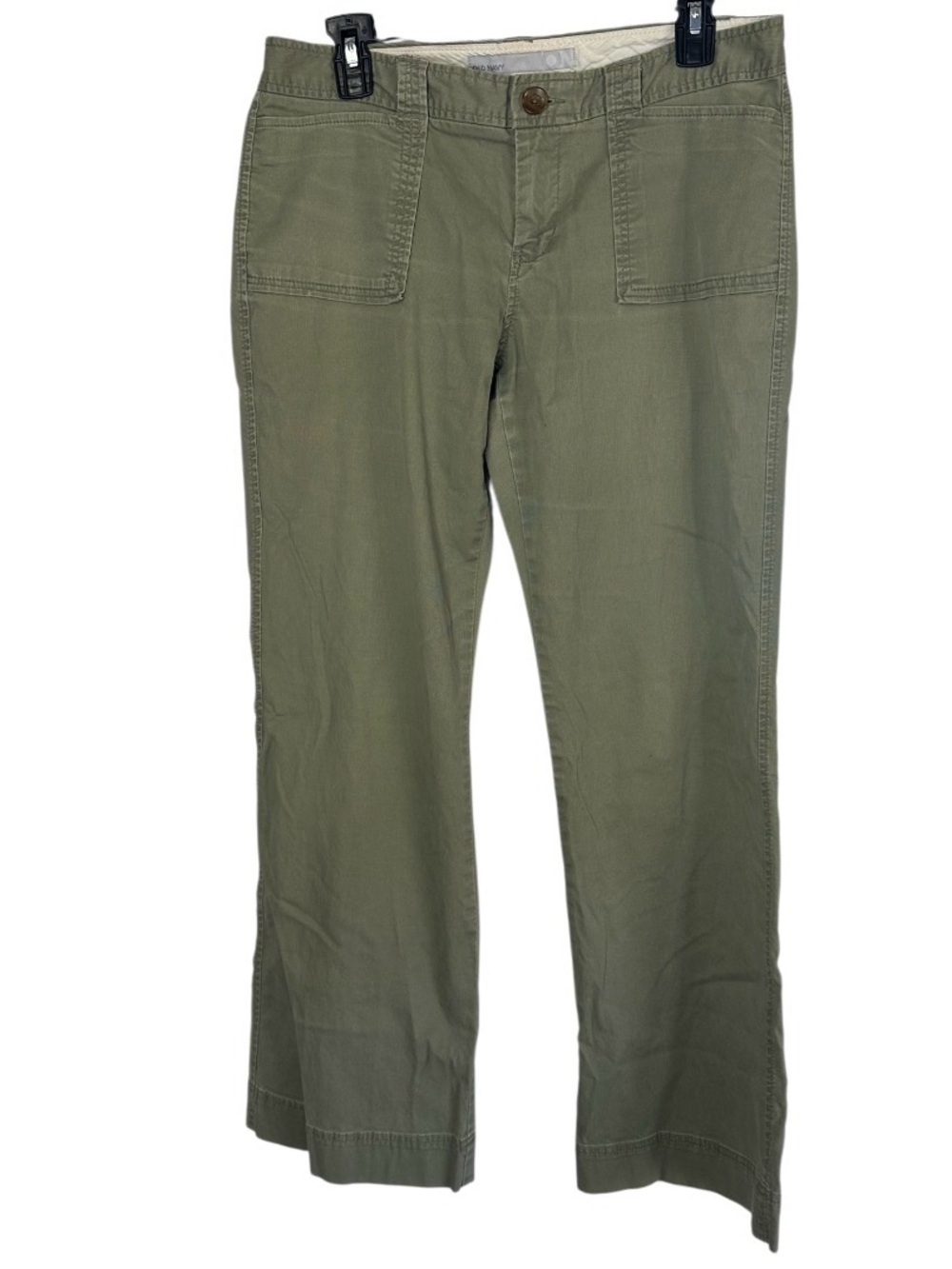 Old Navy Olive Green Women's Cropped Straight-Leg Pants